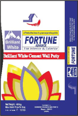 Brilliant White Cement Wall Putty