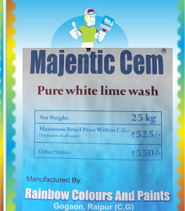 Majentic Cem Pure White Lime Wash