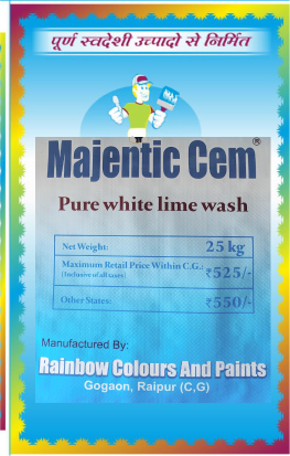 Majentic Cem Pure White Lime Wash